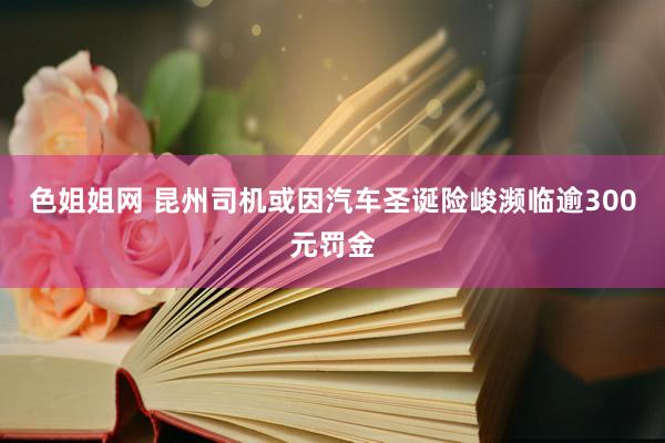 色姐姐网 昆州司机或因汽车圣诞险峻濒临逾300元罚金